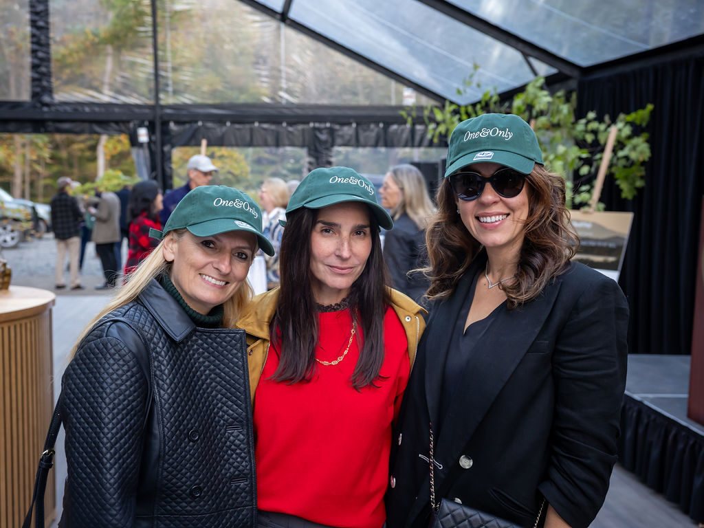 Three guests in One&Only caps